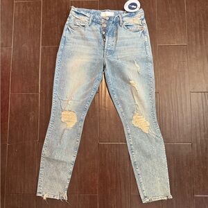 BNWT Mother High Rise skinny Jeans